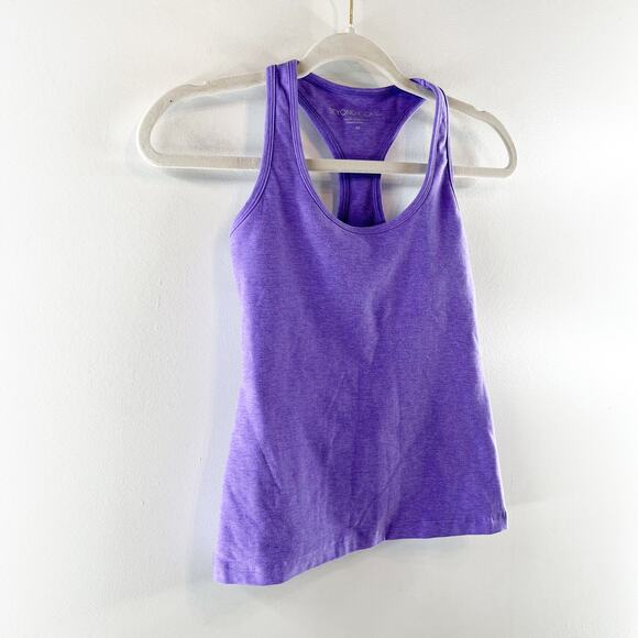 Beyond Yoga Spacedye Step Up Racerback Tank Top Indigo Heather Purple XS - Picture 6 of 6